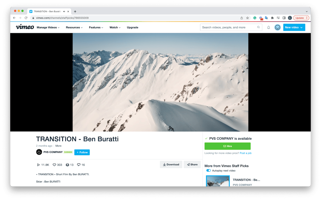 how to download a vimeo video to mac